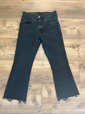 AG Adriano Goldschmied Black Farrah Jeans